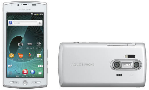 Sharp annonce un smartphone Android 3D
