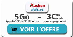 Forfait 5Go Auchan