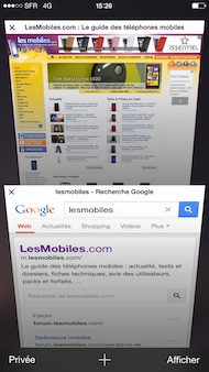 Apple iPhone 6 interface