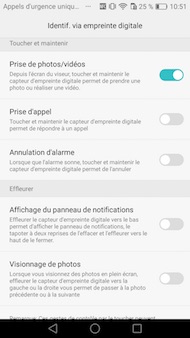 Huawei P9 interface