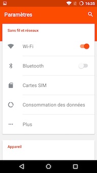 Wileyfox Swift interface