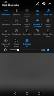 Huawei Mate 9 interface