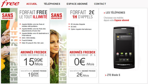Les inscriptions Free Mobile sont ouvertes, 7 téléphones au lancement