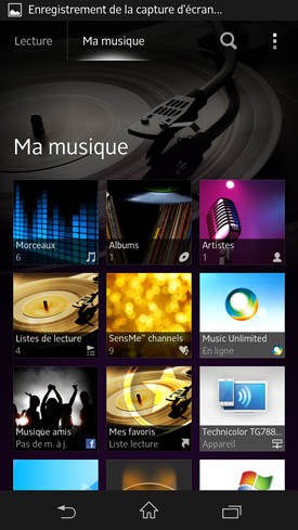 Sony Xperia Z MP3