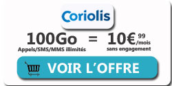 promo forfait coriolis 100Go