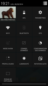 Wiko Getaway : réglages rapides