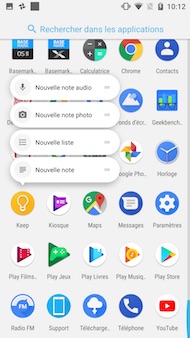 Nokia 6 interface