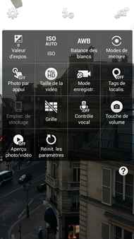 Samsung Galaxy A7 : Appareil photo