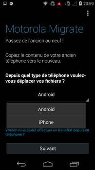 Motorola Moto E : Motorola Migrate