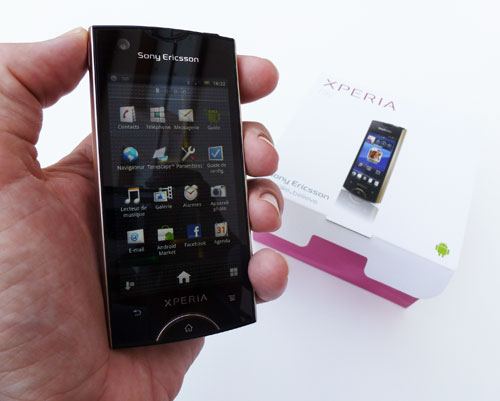 Test Sony Ericsson Xperia Ray 8 mégapixels Android 2.3.4