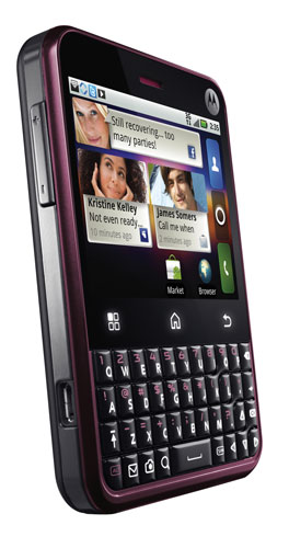 Motorola Charm avec clavier physique (Android 2.1)