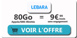 lebara 80Go