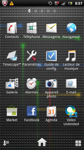 test sony ericsson xperia Kyno android 2.3 Gingerbread 8 mégapixels écran Bravia Mobile Engine