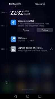 Honor 8 : notifications