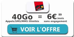 Forfait NRJ 40Go