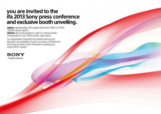 Sony Honami : annonce le 4 septembre, quelques heures avant celle du Samsung Galaxy Note 3 ?