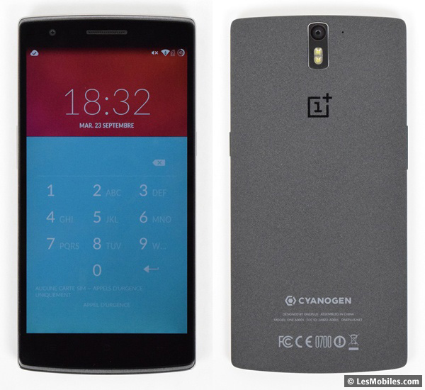 One Plus One avant et arrière
