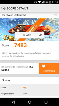 Alcatel OneTouch Idol 3 : 3DMark