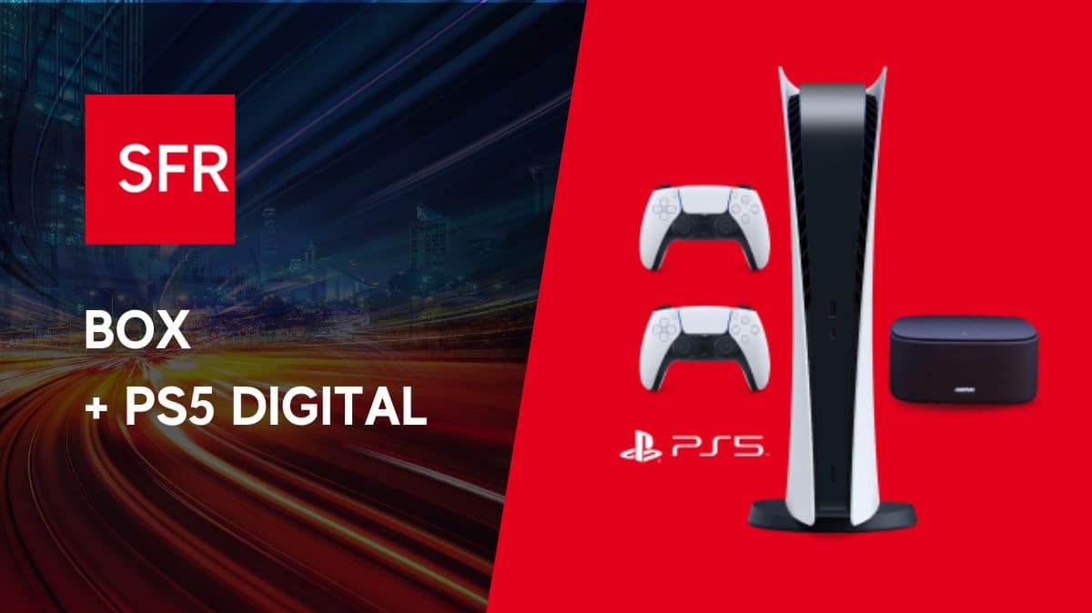 L'incroyable Série Limitée SFR Box + PlayStation 5 est de retour avec, en prime, un forfait 5G 200 Go à prix canon : ne passez pas à côté !