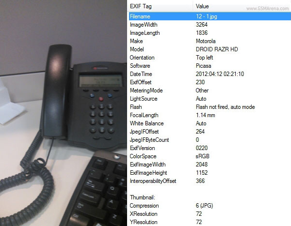 Le Motorola Droid Razr HD fait surface
