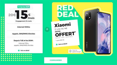 RED DEAL Xiaomi 11 lite promo