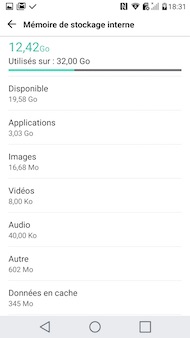 LG G5 interface