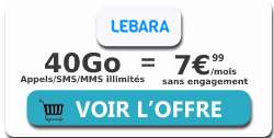 Forfait Lebara