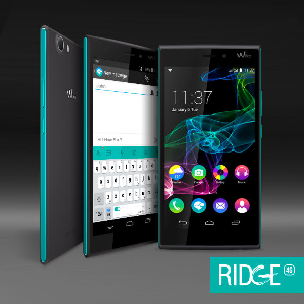 Wiko officialise les Ridge 4G et Ridge Fab 4G