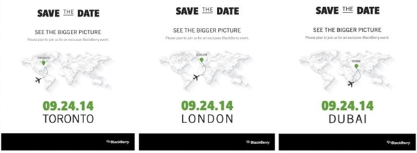 BlackBerry convie la presse à un événement le 24 septembre