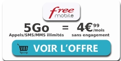 Forfait Free 5Go