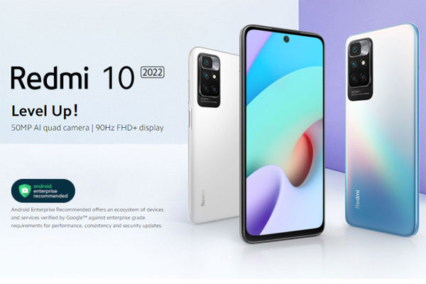 Xiaomi lance la version Redmi 10 2022 sur le marché international