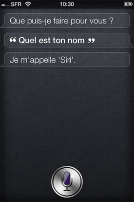 test siri iphone 4S Apple assistant vocal reconnaissance vocale intelligence artificielle