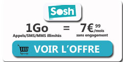 forfait SOSH 1Go reseau orange