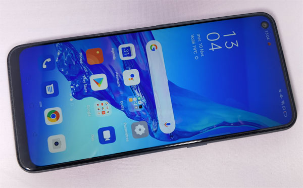 Ecran de l'Oppo A53s