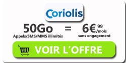 promo coriolis 50go