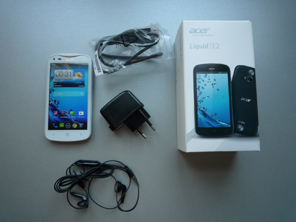 Acer Liquid E2 : boîte