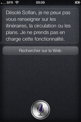 test siri iphone 4S Apple assistant vocal reconnaissance vocale intelligence artificielle