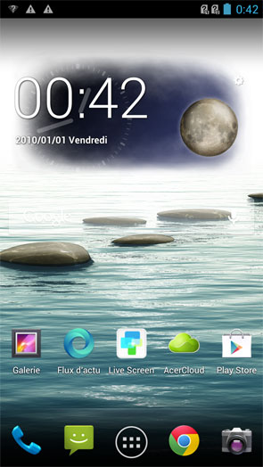Interface Acer Shell