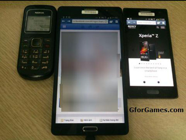 Samsung Galaxy Note III : encore une photo du smartphone Android dans la nature !