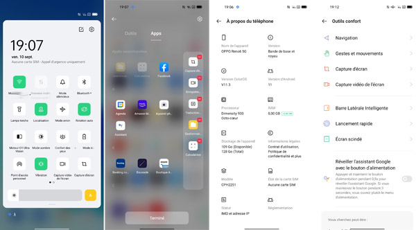 Oppo Reno6 interface