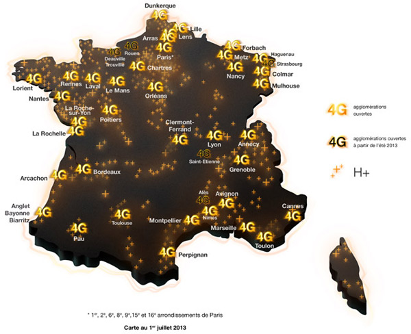 Orange ouvre son réseau 4G à Toulon et Deauville