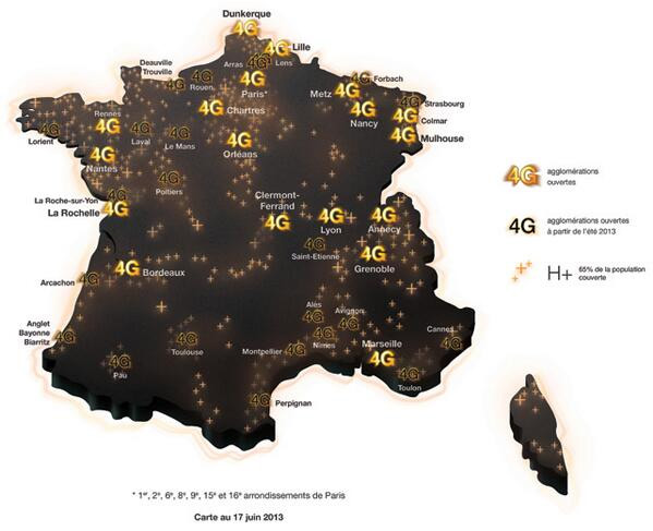 Orange étend son réseau 4G à Paris