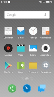 Meizu m1 note interface