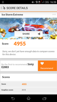 Sony Xperia E4g : 3DMArk