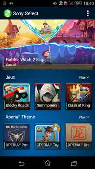 Sony Xperia E4g : Sony Select