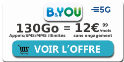 B&You 130Go de 5G