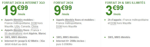 B&YOU lance un Forfait 2H, SMS et MMS illimités à 3,99€