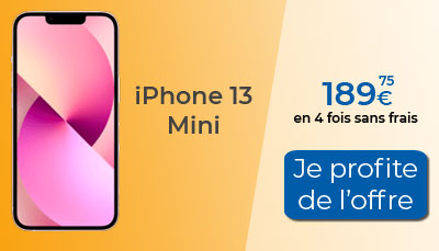 iPhone 13 mini remise RED