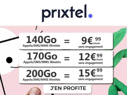 promo forfait Prixtel le geant