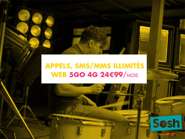 Sosh : la 4G est arrivée !